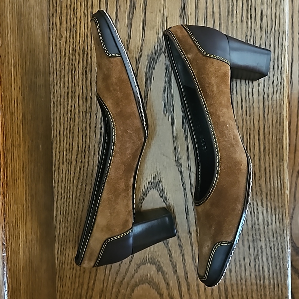 Rare Vintage Guiseppe Zanotti Brown Suede and Leather Shoes - Picture 7 of 16